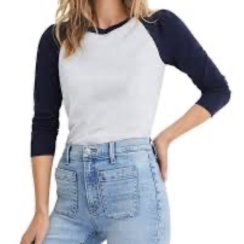 Veronica Beard Baseball Tee - S
